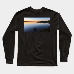 Sunset over a Calm Lake Long Sleeve T-Shirt